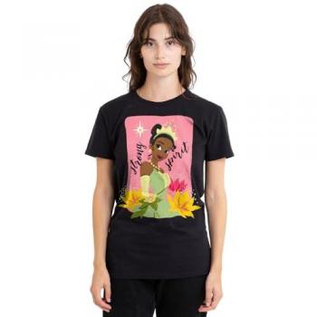 Disney Princess & Frog Tiana Strong Spirit Shirt, Women’s, Black, S