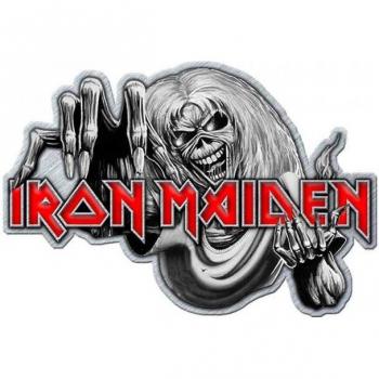 Iron Maiden Aufkleber Nummer des Biests One Size grau/rot