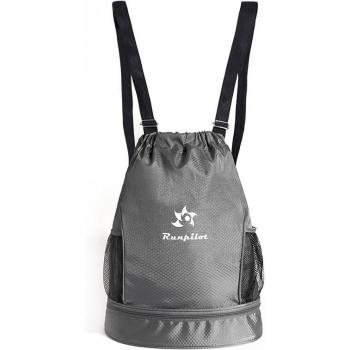 RUNPILOT Sport Rucksack mit Kordelzug und Schuhfach