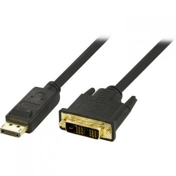 Câble Moniteur Deltaco DisplayPort à DVI (Single Link) 20 broches