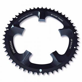 Stronglight CT2 UltraGRA 6750 Bcd Road Plate – Noir, 5‑spoke, 50T, Unisex