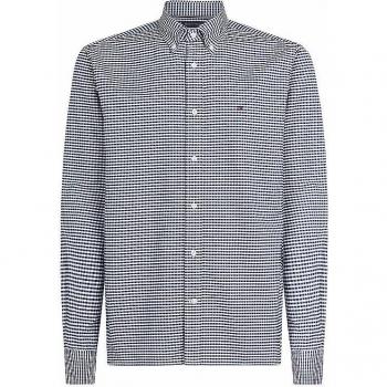 Tommy Hilfiger Camicia Heritage Oxford Gingham Blu Scuro/Bianco Ottico L