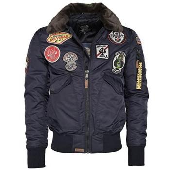 TOP GUN Herren Bomberjacke Navy TG20213032