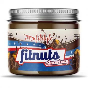Fitstyle - Crema de cacahuete Fitnuts American 200g - Barrita Americana