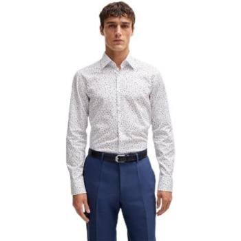 Boss H-Hank Kent Slim Fit Shirt - Light Blue - 40 inch
