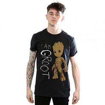 Guardians of the Galaxy I Am Groot Scribbles T-Shirt - 3XL Black