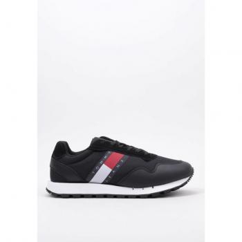 Zapatillas Tommy Jeans para hombre Retro Runner negro