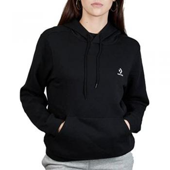 Converse Sweat‑shirt Star Étoile Brodée Standard Fit Noir EU S