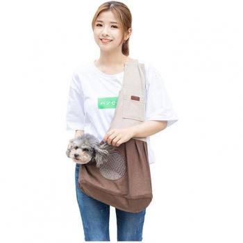 Travel Pet Sling Bag with Wide Shoulder Strap