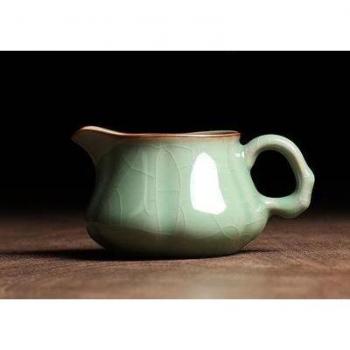 WIZAMONY Handcrafted Chinese Celadon Tea Set with Teapot and Mug