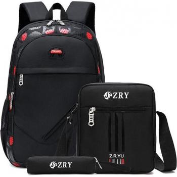 Large Capacity Rucksack for Boys - 3 Piece Set