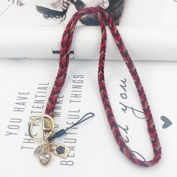 Mixed Color Braided Neck Rope for iPhone 12 Charm