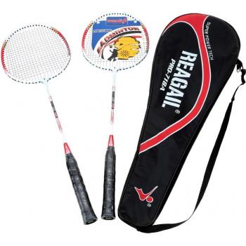 Lightweight Duo Badminton Racquets with Portable Bag – Aluminium Alloy