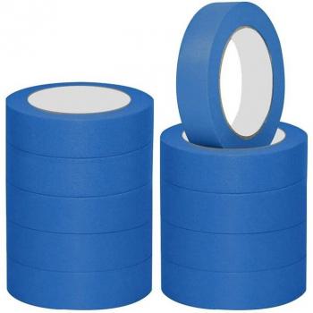 Cinta adhesiva azul para pintores, 24mm x 20M, paquete de 10 unidades