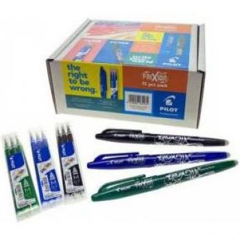 Pilot Frixion Erasable Ballpoint Pens – Classpack, 72 Count