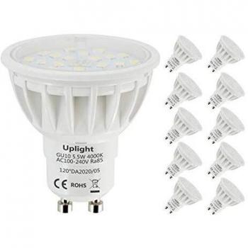 Lampadina LED Uplight 5.5 W GU10 4000 K Bianco Naturale