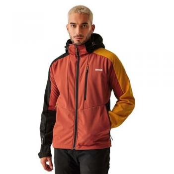 Regatta Hewitts X Softshell Jacket Red Ochre Black 2XL
