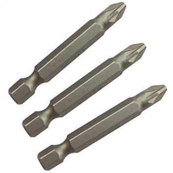 Embout de vissage PZ2 50mm - 3 pièces standard