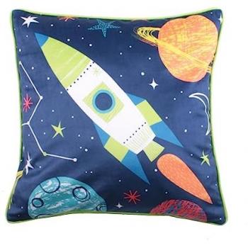 Bedlam 'Supersonic' Velvet Filled Cushion