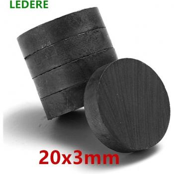 Ferrite Disk Magnets 20x3 mm - 5-10PCS for Fridge and Speaker