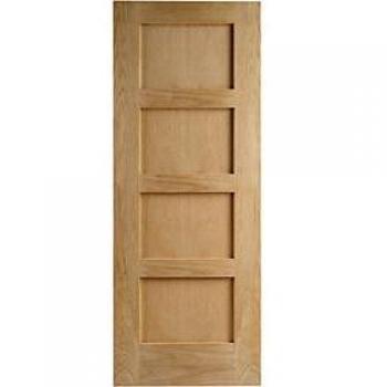 Travis Perkins Shaker Oak 4 Panel Door 1981 x 686 x 35mm
