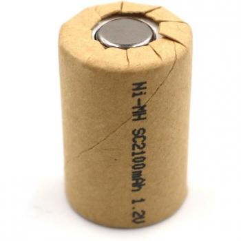 C&P 4/5SC NiMH 2100mAh Rechargeable Battery Cells - Power Tool Use