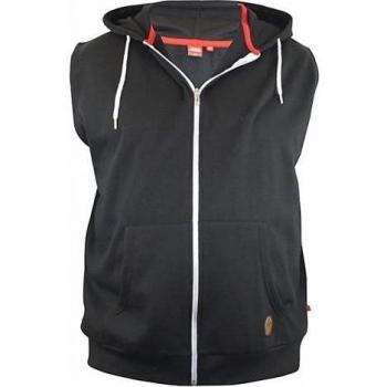 Duke D555 Blake Sleeveless Full Zip Hoodie for Men