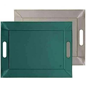 Bandeja Freeform 45 x 35 gris / azul