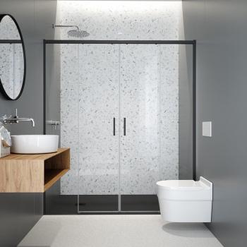 Mampara Ducha Negro Mate SA325