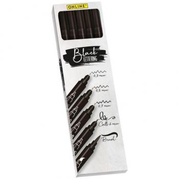 ONLINE Black Lettering Set 19114 - 5 Stück