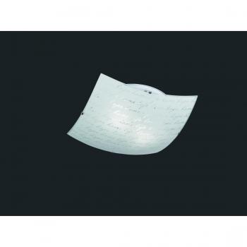 Signa Cristal Blanca Lámpara Tríada para Techo – Iperbriko 40x40 cm
