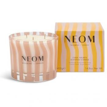 Vela Aromática NEOM Tres Mechas Noches de Confort