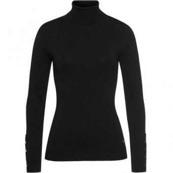 Tamaris Rollkragenpullover mit dekorativen Knöpfen