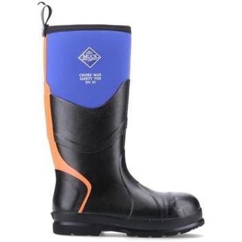 Muck Boots Chore Max S5 Wasserschutzstiefel – Blaue/Orangee Variante