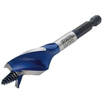 Irwin 6X Blue Groove Stubby Wood Bit 18mm x 4″ 1921992