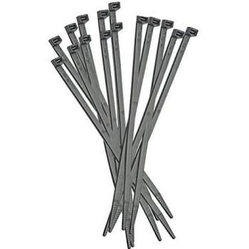 Fascette per cavi in nylon nero mm 4,5x290 (pz 100)