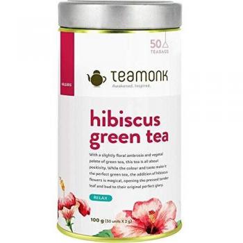 Teamonk Mountain Bliss Hibiscus Tea Bags