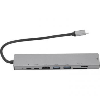 8-in-1 USB-C Hub with 4K HDMI and RJ45 Ethernet Adapter