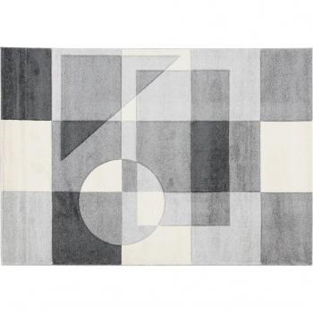 Alfombra Carve Cubista Gris Oscuro 300x200