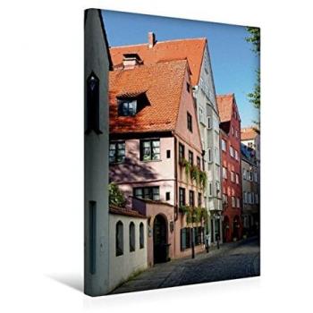 Calvendo Premium Textil-Leinwand - 30 x 45 cm Hoch-Format - Alte Silberschmiede, Augsburg, Deutschland
