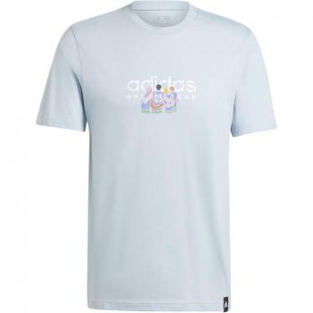 Adidas Maglia Codes Lineare Wonder Blue