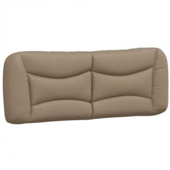 Coussin de tête de lit similicuir cappuccino 120 cm