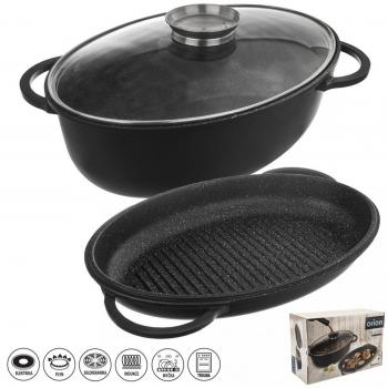 Granitowy garnek do pieczenia i smażenia 10 l