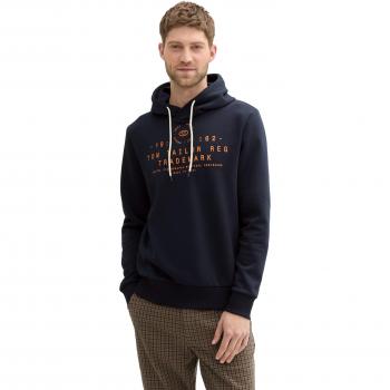 Felpa con Cappuccio Tom Tailor 1087 Sky Captain Blu M