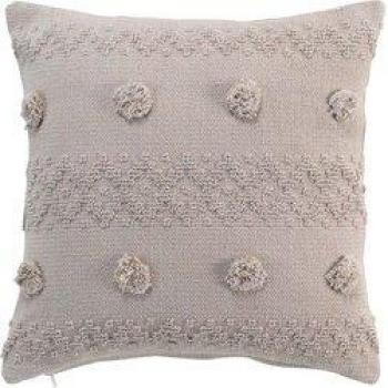 Coussin lin déhoussable 40x40 cm en coton Alenia