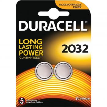 Duracell DL2032 3V Lithium Button Battery (Pack of 2) 75072668