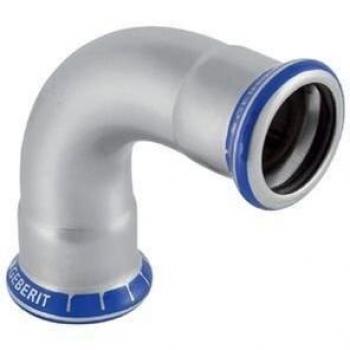 GEBERIT Wasserrohr Mapress Edelstahl Bogen 90° I-I, 18 mm