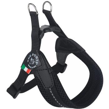 Pettorina Tre Ponti Easy Fit Rete Nero Sottopancia Regolabile 6/7kg Taglia 3