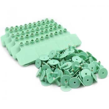 CowCattle ID Tags – 100 Pack, TPU, No-Word Design, Copper Head, Farm Ear Tags
