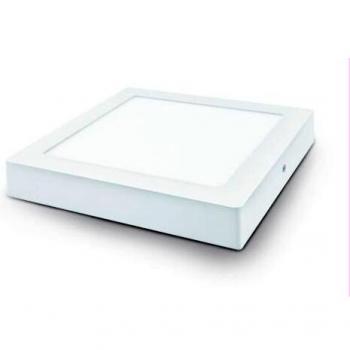 Downlight LED Superficie Cuadrado Blanco 24W Frío Matel